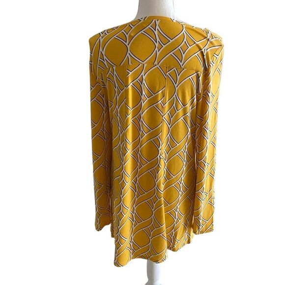 Zenergy by Chicos Long Sleeve Top Size 1 Medium - Picture 4 of 5